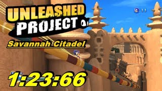 Sonic Generations - Unleashed Project - Savannah Citadel - Speedrun - 1:23:66