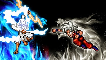 TC Luffy (All Form) OP(New) VS Goku DBS 3.5 OP(All Form) in Jump Force Mugen