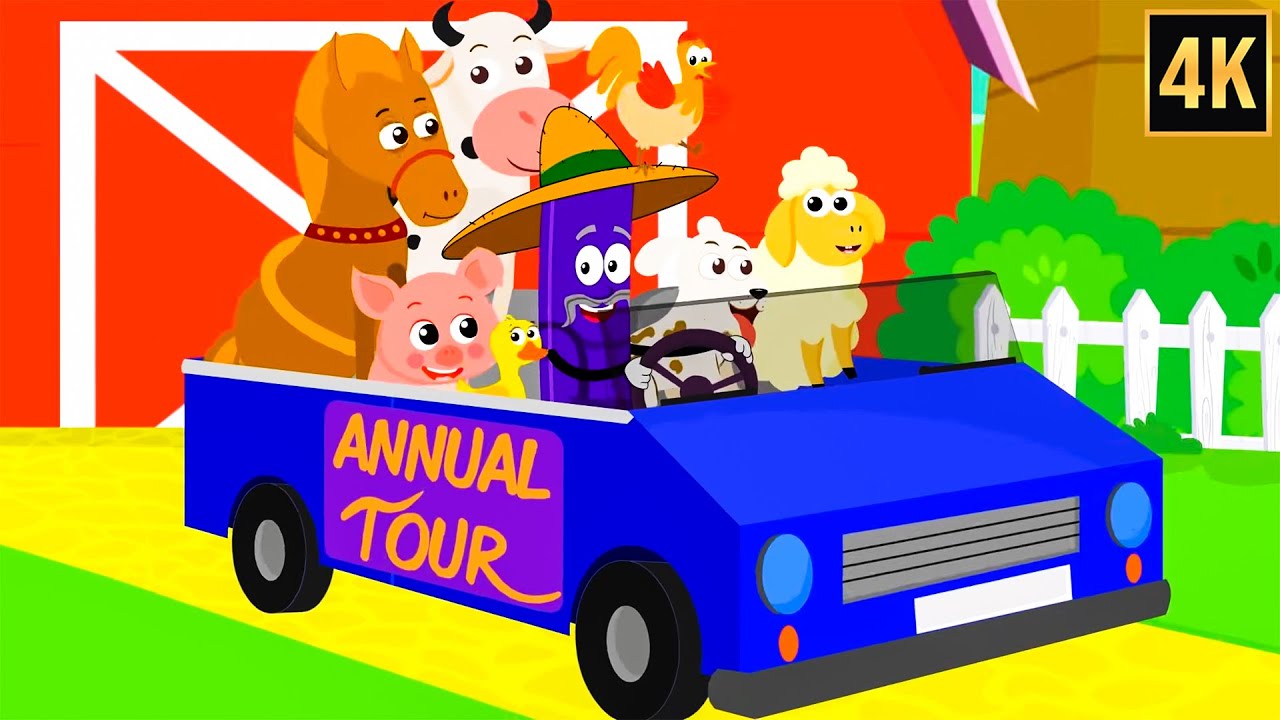 Old MacDonald Had a Farm - Farm Animals Songs for Kids