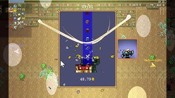 Vampire Survivors Inlaid Library 3P Co-op Absolute Chaos at the end