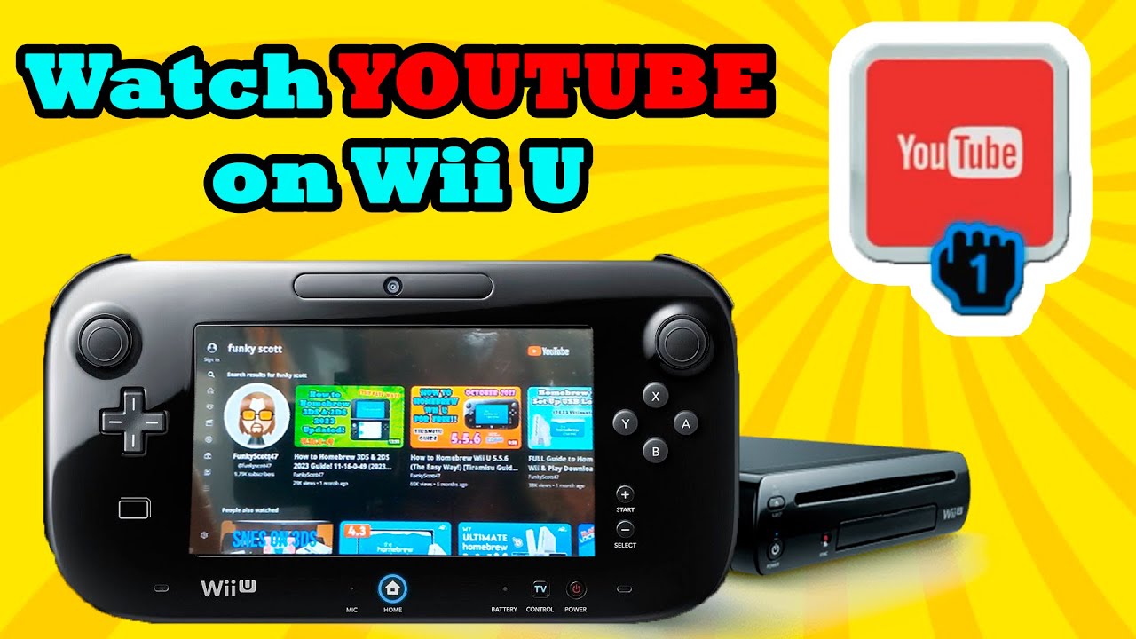 Use This Trick To REVIVE YOUTUBE On Your Wii U Updated Youtube App