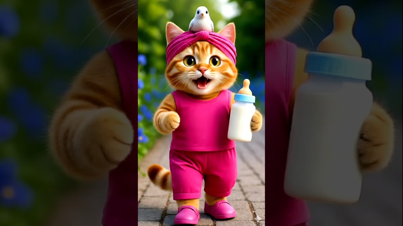 Милейший кот, смешной танец 💃🥳Смешные видео с котами 