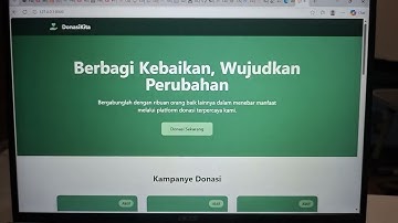 SISITEM DONASI - DEMO PROJECT FINAL PEMROGRAMAN WEB