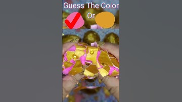 Guess The Color Challenge Plaster Clay Cracking ASMR No Talking