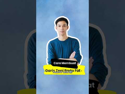 Cara membuat garis