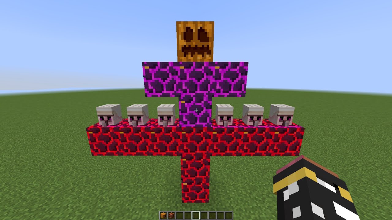 what if you create a TRIPLE MULTI GOLEM in MINECRAFT - YouTube