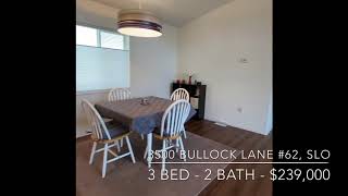 3500 Bullock Lane, Space 62, San Luis Obispo, CA 93401