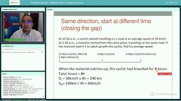 PSLE, Primary Maths Speed 4 - Same Direction Start at Different Time Closing the Gap