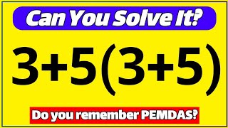 Can You Solve This Simple Math Question 