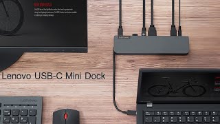 Lenovo USB-C Mini Dock for Home Office