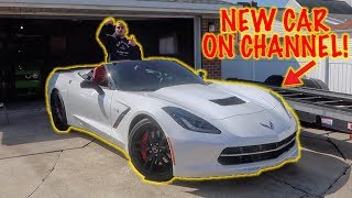 PICKED UP A NEW CORVETTE C7 FOR THE CHANNEL!