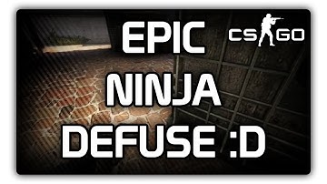 CS:GO - EPIC ninja defuse :D