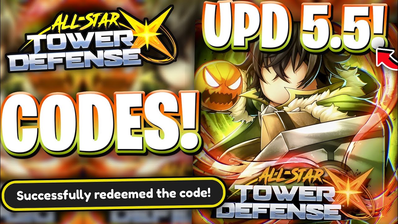 🎃UPD 5.5! All Working UPDATE 5.5 CODES FOR ASTD X | ROBLOX ALL STAR TOWER DEFENSE X CODES