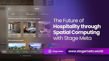 The Future of Hospitality through Spatial Computing with Stage Meta