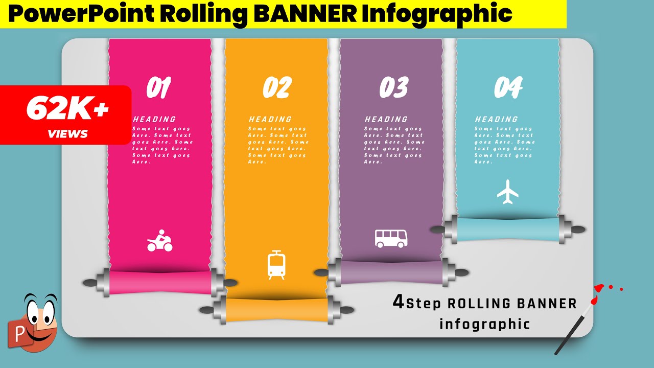 how to make a rolling presentation in powerpoint