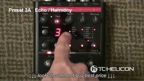 TC Helicon Voicetone HarmonyG XT: Preset Tutorial | UniqueSquared com