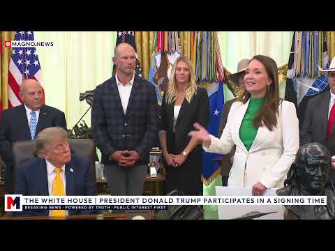 🇺🇸 President Trump Signs Executive Orders for Farmers & Ranchers in The Oval Office [LIVE]
