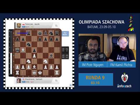 Szachowy Wieczór Ekspercki (Olimpiada 2018, Runda 9 - Pokonaliśmy USA i prowadzimy!)