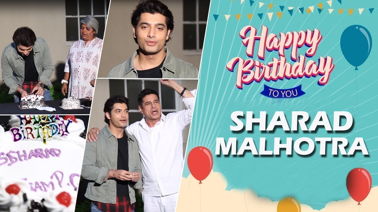 Ssharad Malhotra Celebrates His Birthday ( 2018 ) With MUSKAAN Co-Stars & Crew