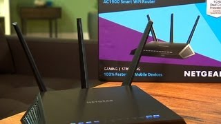 The Netgear R7000 is a big and bold Wi-Fi router