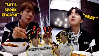 2SEOK : Jin And Hobi Being Secretly Fluent In English
