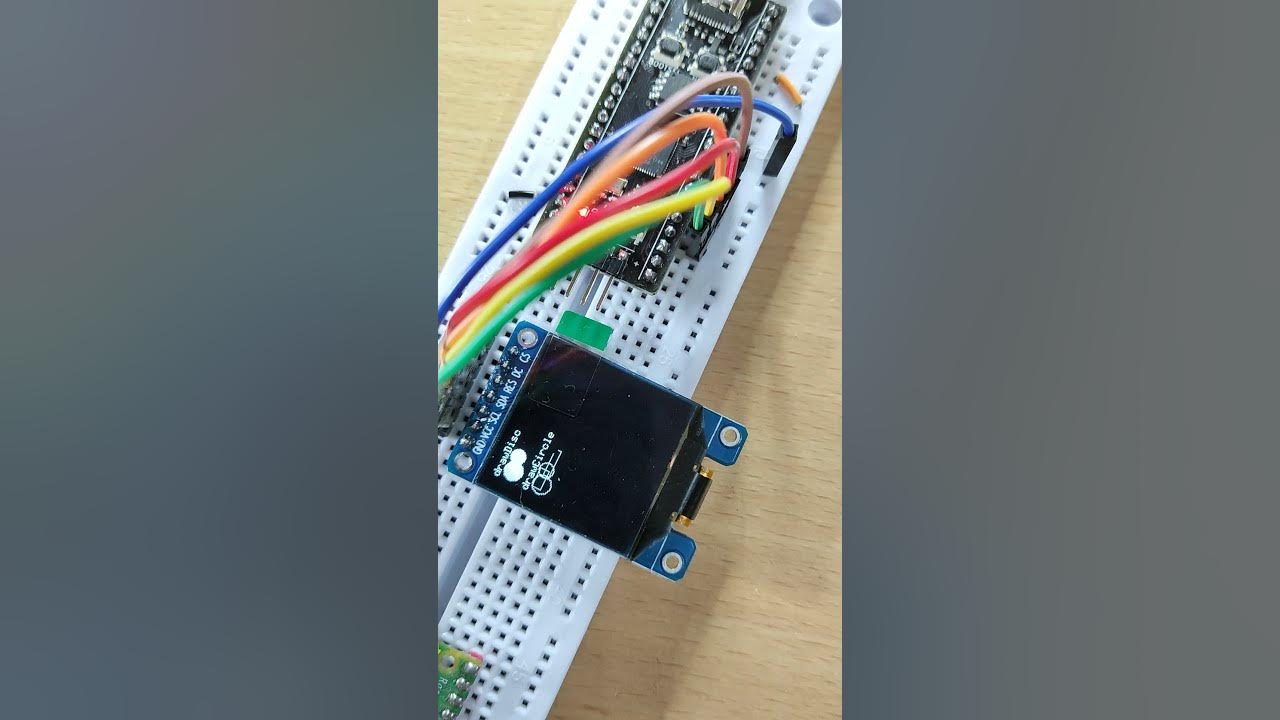 Display on sh1107 spi oled with rp2040 using u8g2 in arduino framework