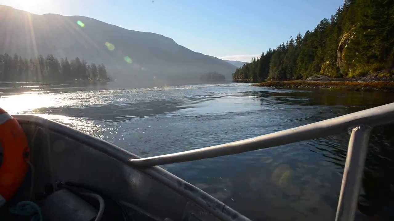 Skookumchuck Rapids heading south YouTube