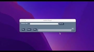 PySimpleGUI - Audio Player