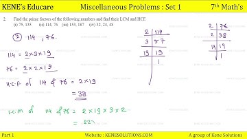 Class 7 | MH Board | Miscellaneous Problems: Set 1 | Lecture 1