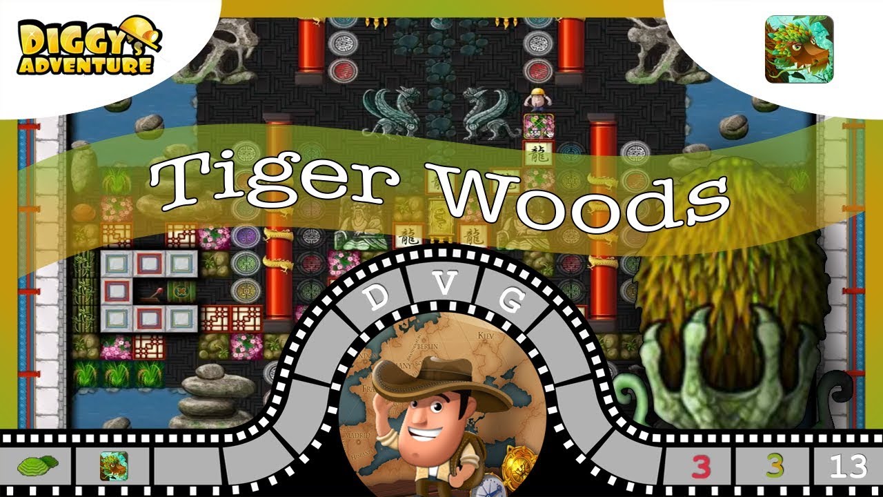 [Dragon of Wood] 13 Tiger Woods Diggy's Adventure YouTube