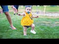 HER FIRST STEPS! - She's OFFICIALLY Walking!!