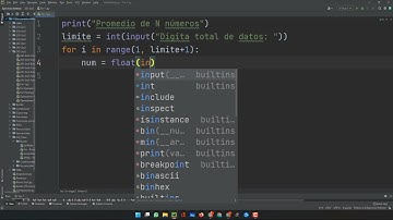Promedio de N numeros