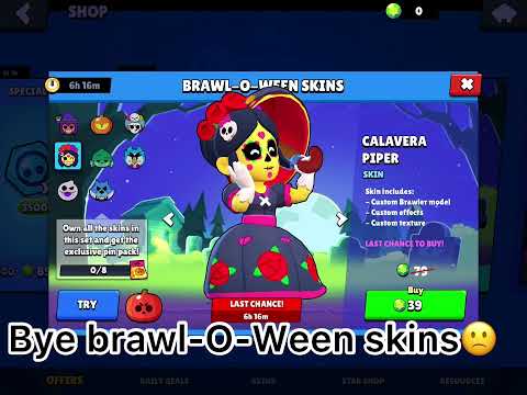 Bye brawl-o-ween skins