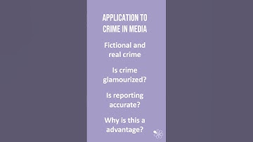 MIC in a Minute: Secondary Sources and Crime | Research Methods (GCSE Sociology)