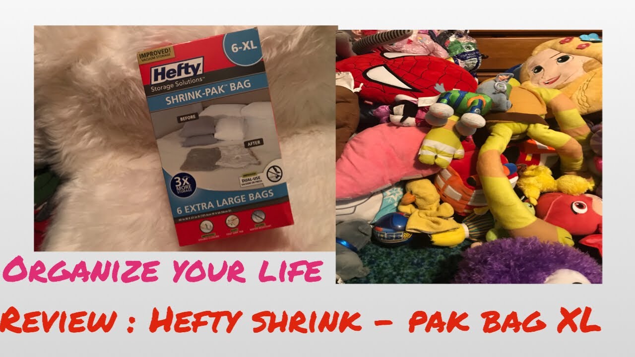 Hefty Shrink-Pak Vacuum Seal Bags, 2 Large Bags