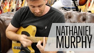Nathaniel Murphy playing a Carson Hess Custom Broadcaster at Norman's Rare Guitars