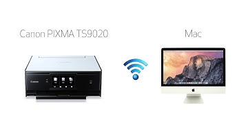 Canon PIXMA TS9020 - Easy Wireless Connect Method with a Mac