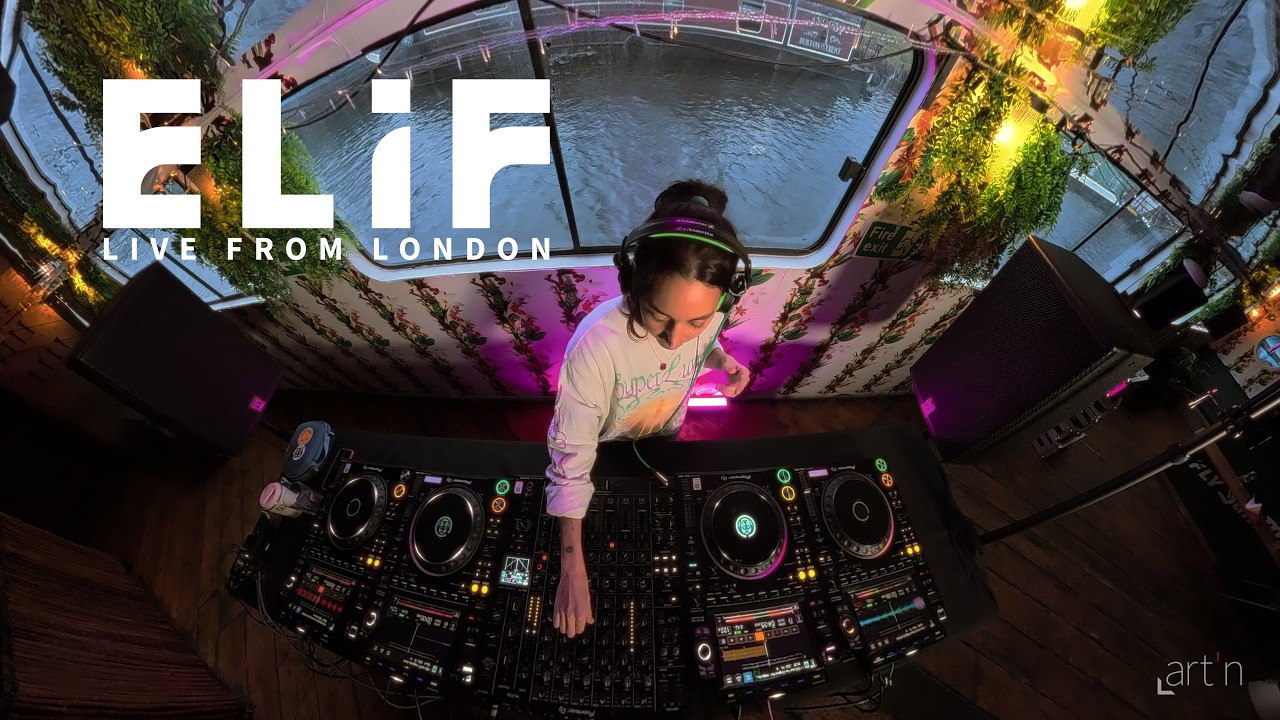 ELIF live from a 30ft canal boat at No90, London | Unreleased Melodic House Gems