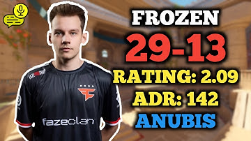 CS2 POV | FROZEN (29-13) FACEIT RANKED (ANUBIS) | VOICE COMMS