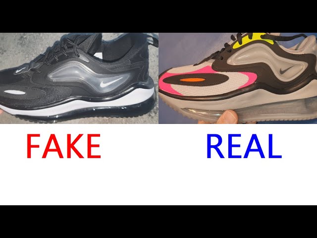 Nike Air max Zephyr real vs fake review. How to spot counterfeit 