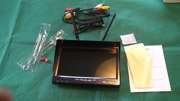 Boscam RX-LCD5802 monitor and Thunderbolt 2000mW transmitter - part 1