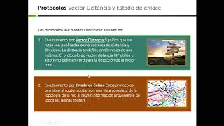 Protocolos de tipo vector distancia vs estado de enlace
