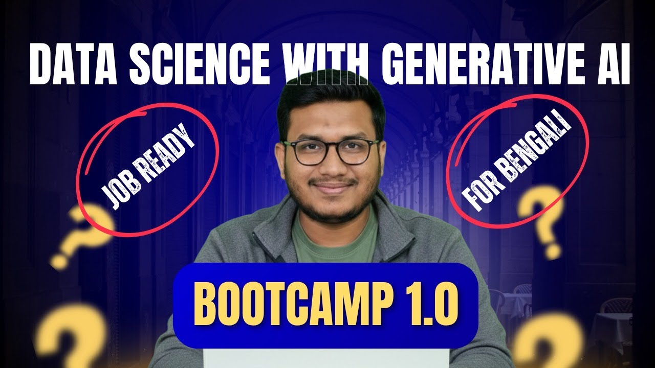 Job-Ready Full Stack Data Science with Generative AI Bootcamp 1.0 Launch in Bangla | Inception BD