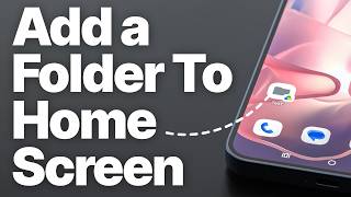 How to Add a Folder Shortcut to Your Home Screen on Motorola & Pixel screenshot 4
