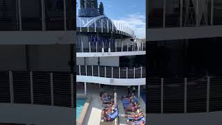 NCL Viva cruise ship main pool and go kart track cruiseship cruises ship @norwegiancruiseline