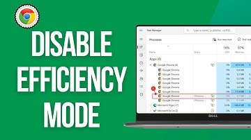 Disable Efficiency Mode for Google Chrome