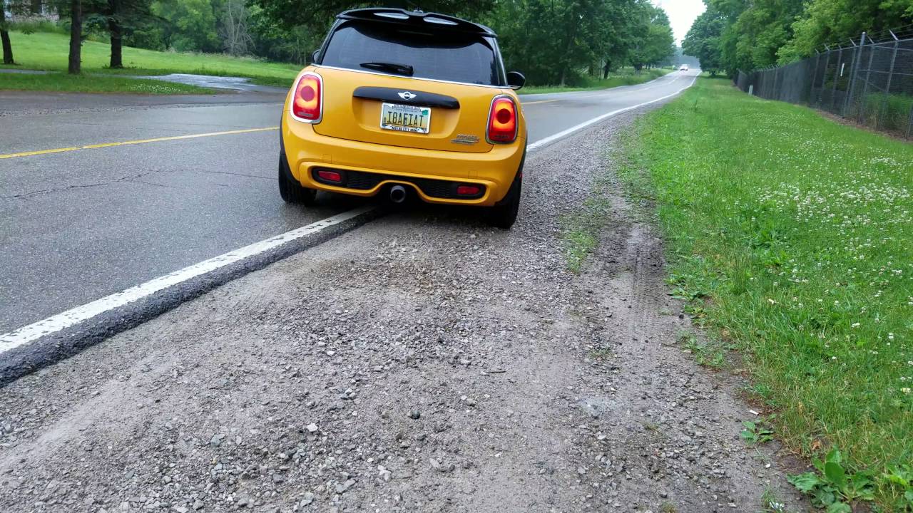 Mini cooper muffler delete YouTube