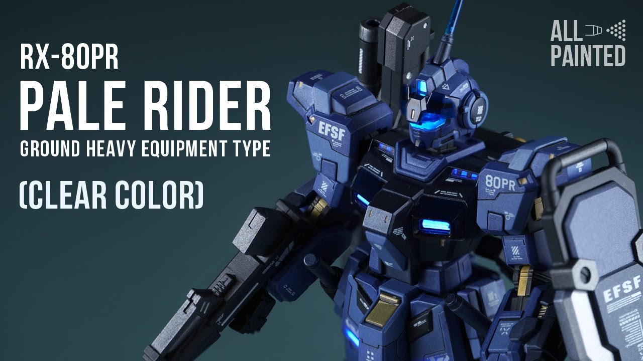 ガンプラ全塗装】HG PALE RIDER（HGペイルライダー）クリア