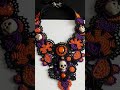 necklace crochet halloween design ideas #necklace t #crochet #crochetpatterns #halloween