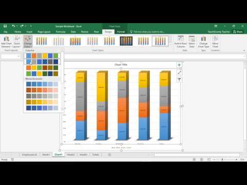 Can You Change Color Schemes In Excel